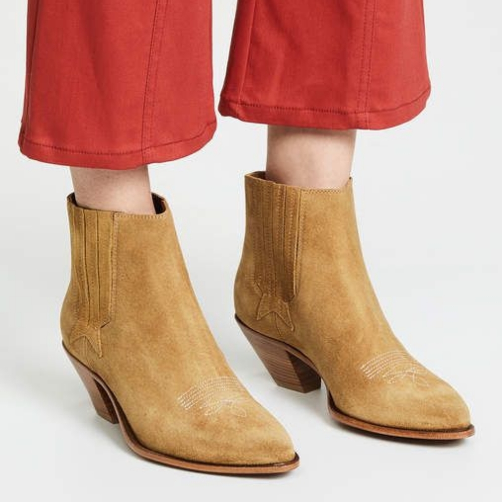 Golden goose suede booties